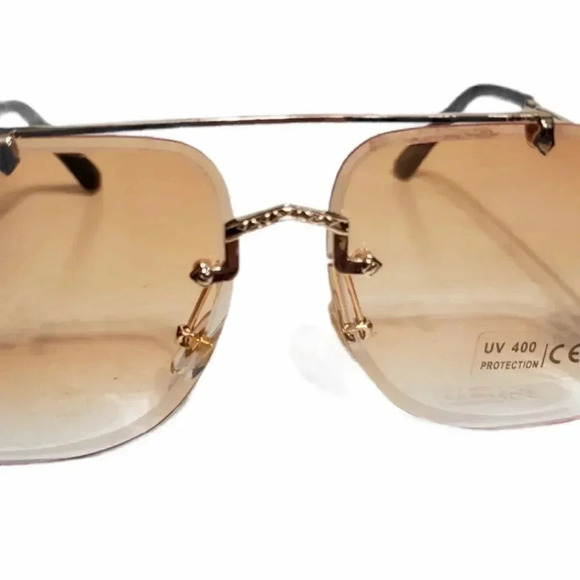 Square Light Gradating Sunglasses - Picture 4 of 4